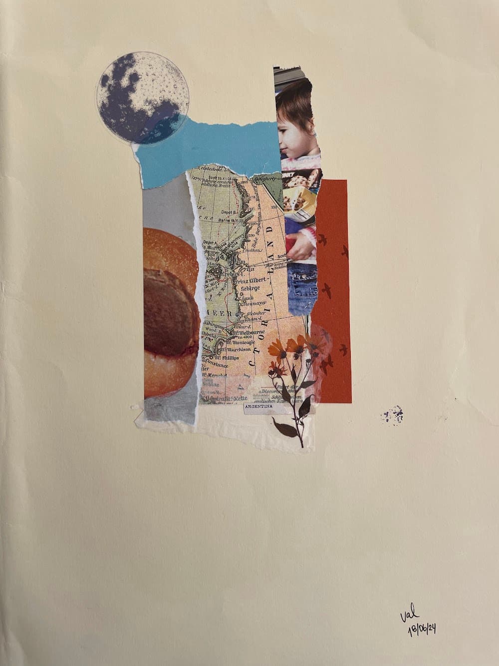 Luna y durazno - Arte Valiente 2024